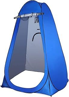 Shower Privacy Toilet Tent Beach Portable Changing Dressing Camping Pop Up tents Room Sun Sunshade Baby Outdoor Backpack Shelter Canopy (BLUE)
