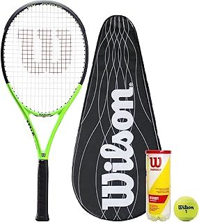 Wilson Blade Tour XP 103 Graphite Tennis Racket, Performance Cover & 3 Tennis Balls