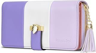 Pomelo Best Women Wallets RFID Ladies Purses with Multiple Card Slots and Roomy Compartment