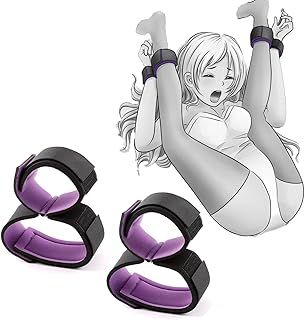 BDSM Bondage Set Hand and Thigh Adjustable Handcuffs Thighs Bed SM Erotic Sex Toys for Lovers Couples Beginners