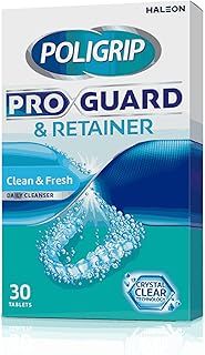 Poligrip Pro Guard & Retainer Daily Cleanser 30 Tablets, Pack of 3