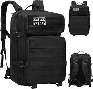 45L Military Tactical Backpacks Molle Army Assault Pack 3 Day Bug Out Bag Hiking Treeking Camouflage Hunting Rucksack