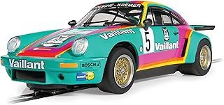 Scalextric Cars - C4439 Porsche 911 3.0 RSR - Vaillant - Toy Slot Car for use Race Tracks or Set - Small Kids Gift Ideas for Boy/Girl, Accessories, Blue