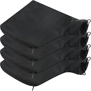 4 Pcs Dust Bag, Mitre Saw Dust Bag with Zipper and Wire Stand Anti-Dust Cover for 255 Model Miter Saw Dust Collection