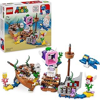 LEGO Super Mario Dorrie's Sunken Shipwreck Adventure Expansion Set, Collectible Toy for 7 Plus Year Old Boys, Girls & Kids with Cheep Cheep and Blooper Gaming character Figures, Gift for Gamers 71432