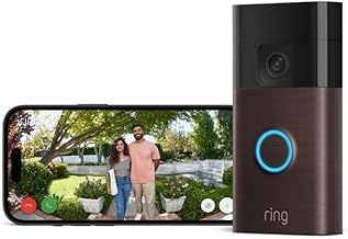 Ring Battery Video Doorbell | DIY Wireless Video Doorbell Camera with Head-To-Toe View, HD Video | Easy to install (5 min) | With Built-in Battery I 30-day free trial of Ring Subscription Plan