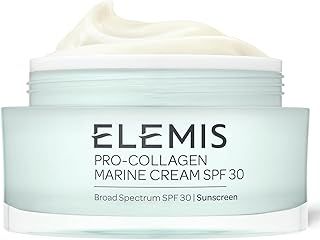 ELEMIS Pro-Collagen Marine Cream, Anti-Wrinkle Daily Face Moisturising Lotion, Hydrating Ultra-Light Gel-Cream Day Moisturiser,Glowing and Rejuvenated, Suitable for All Skin Types, SPF 30