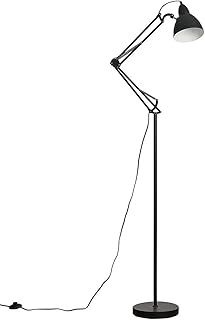 MiniSun | Modern Matt Black Metal Adjustable Floor Lamp | Floor Lamps & Torchieres, Home Décor & Improvement Essential