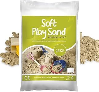 Hadley Children's Soft Play Sand for Kids Play Pit - 20KG (25L)