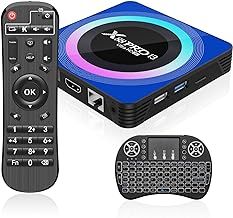 Android 13.0 TV Box, 4GB RAM 32GB ROM Android tv boxes supports 8K HDR+, with RK3528 Quad-Core 64bit Cortex-A53, Android box for Dual WIFI +5.0 Bluetooth DLNA, with Mini Keyboard
