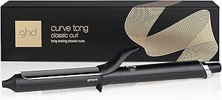 ghd Curve® Curl Tongs, For Lasting Healthy-Looking Curls, With Ultra-Zone Technology And Optimum Styling Temp 185ºC, Protective Cool Tip, Auto Sleep Mode