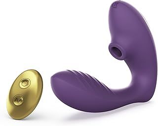 Tracy's Dog Clitoral Sucking Vibrator with 10 Suction and Vibration Patterns for Clit G Spot Stimulation, Vibrating Massager with Remote Control, Adult Sex Toy for Women and Couple Pleasure (OG 2)