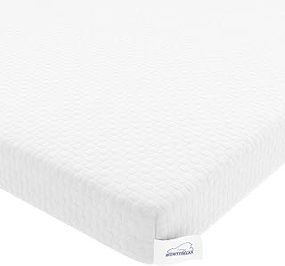 WOWTTRELAX Memory Foam Mattress Topper Double Bed, 3 IN Dual-Layer Extra Thick, Flexible Ventilated Design With Washable & Removable Knitting Cover, Back Pain Support (135x190x7cm)