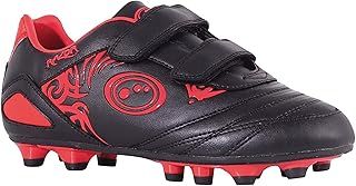 Optimum Razor Football Boots - Flat Moulded Stud Outsole, Easy Fastening Trainers - PU Leather, Flexible & Comfortable Fit Football Boots