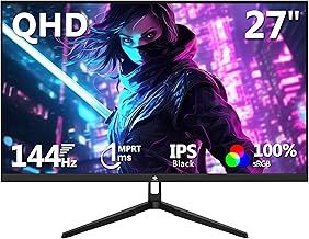 Z-Edge 27 Inch 240Hz Gaming Monitor IPS Panel 1ms MPRT Full HD LED Monitor, 400cd/m² Brightness, Ultra-Thin Bezel, HDR10, FreeSync, HDMI & DisplayPort, VESA Mountable, White