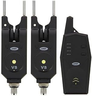 NGT Carp Fishing 2pc Wireless Alarm and Transmitter Set with 200m Range (VS)