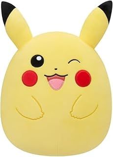 Pokémon 20-Inch Pikachu Plush - Add Winking Pikachu to your Squad, Ultrasoft Stuffed Animal Jumbo Plush, Official Kelly Toy Plush