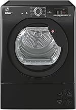 Hoover HLEC9DGB H-Dry 300 9kg Condenser Tumble Dryer, Black, Sensor dry, NFC