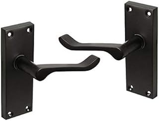 HANDLESTORE Victorian Scroll Matt Black Door Handles - Latch, Lock or Bathroom (Latch Set 1 Pack)