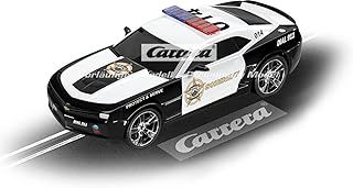Carrera GO!!! 20064031 2015 Chevrolet Camaro ZL1 Sheriff 1:43 Scale Slot Car, With Flashing Lightbar, Suitable For Ages 6 Years+