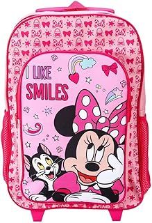 Minnie Mouse Premium Trolley Backpack with Wheels & Extendable Handle