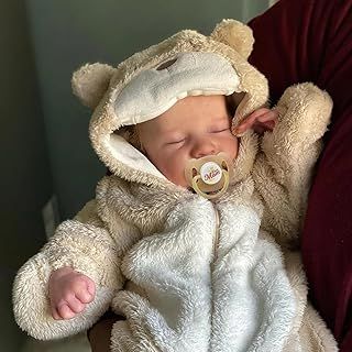 BABESIDE Lifelike Reborn-Baby Dolls Boy 17 Inch hand made Realistic Reborn Babies Dolls Newborn Baby with Softness vin-yl Body Real Life Baby Dolls with Toy Accessories Close eye