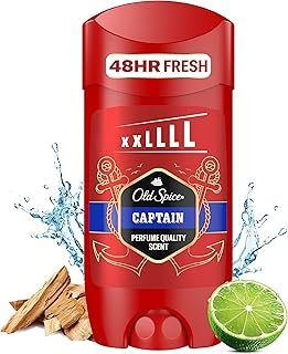 Old Spice Captain Deodorant Stick For Men ml, Aluminium Free. Long Lasting Perfume Quality Scent, 48H Fresh. Invisible on Black & White