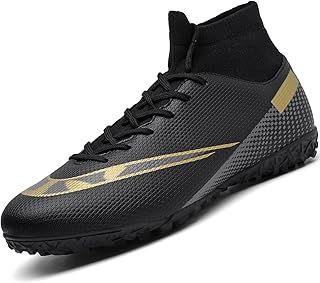 Boys Football Boots Shoes Kids Astro Turf Trainers Kids Non-Slip Teenager Outdoor Football Shoes Girls Breathable Sneakers Unisex