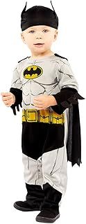 amscan Childs Babys Boys Officially Licensed Warner Bros. Batman Superhero Fancy Dress Costume
