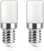 DiCUNO E14 LED SES LED Fridge Bulb, 3W (30W Halogen), Cool White 6000K, 300LM, Non-dimmable E14 Small Edison Screw Lamps for Home Lighting/Refrigerator/Cooker Hood/Night Light, Pack of 2