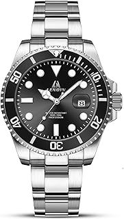 LN LENQIN Mens Watches Stainless Steel Watches Men Waterproof Analog Quartz Watch Men's Wrist Watches with Date Fashion Casual Man Watch