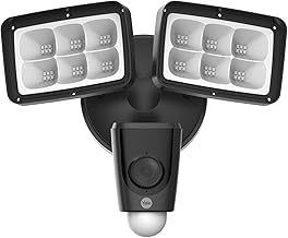 Yale Floodlight Camera - Two Way Talk - Motion Detection - Multiple Lighting Modes - Loud 110 dB Siren - IP65 - FHD 1080-2000 Lumen - Works With Google & Alexa