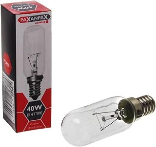 Paxanpax PCK001 Universal Lamp Bulb for Cooker Hood [E14, 40W, 230-240V, T25L]