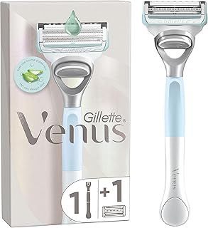 Gillette Venus Pubic Hair Razor for Women, Razor, 1 Razor Blade Refills, Venus Razor for Pubic Hair and Skin, Women's Razor with a Touch of Aloe