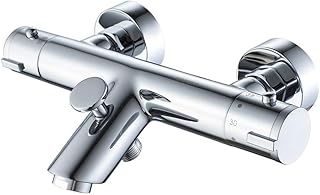 GRIFEMA G13005 Thermostatic Mixer Tap for Bath-Shower Set, Chrome, Metallic Silver