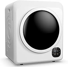 6KG Vented Tumble Dryer, 1700W Compact Tumble Dryers with 3 Heat Settings/Modes, Digital Display, Stainless Steel Tub & Filtering Device, Freestanding Front Load Portable Clothes Dryer Machine