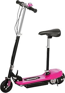 HOMCOM Folding Ride on Powered Scooter, 120W Scooter with Warning Bell, 15km/h Maximum Speed, for Ages 4-14 Years