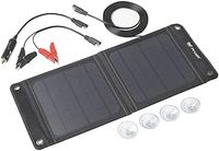 Solar Technology 8W Watt Fold Up Solar Battery Maintainer Keeping 12v Batteries Charged, Perfect for Cars, Vans, Motorhomes, Caravans, Boats and Other Vehicles.