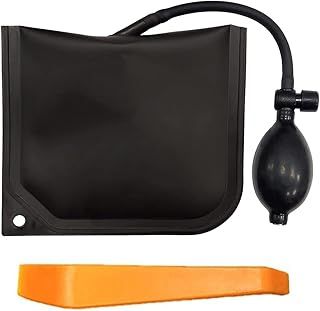 Air Wedge Bag Pump,Professional Leveling Strong Air Wedge Bag Kit, Alignment Tool Inflatable Shim Bag, Car Door and Window Installation and Positioning air Cushion airbag (2 PCS)