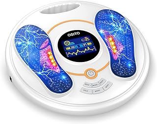 OSITO Electrode Pads Foot Circulation and Nerve Stimulator (4PCS) - Compatible with Various Models Machine - Large Electrode Pads Replacement for TENS Unit