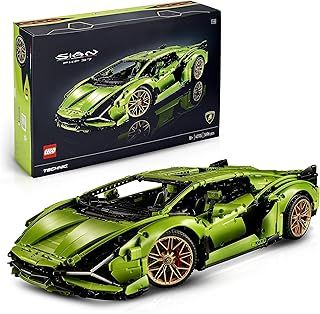 LEGO Technic Lamborghini Sián FKP 37 Race Car Model Building Kit for Adults, Idea for Men and Women, Advanced Collectible Set 42115