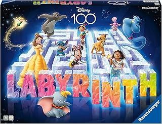 Ravensburger Disney Labyrinth 100th Anniversary Edition Board Game for Kids and Adults Age 7 Years Up - 2 to 4 Players