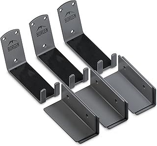 Bike Wall Mount - Bike Wall Rack Pedal for E-Bike, MTB or Road Bike with Support Bracket and Wall Protection Pads