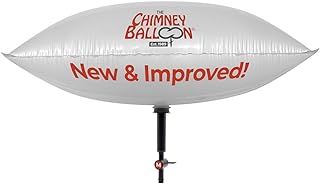 14 x 24 inch Chimney Balloon Chimney Draught Excluder + FREE mouth inflation tube - NEW IMPROVED DESIGN, Made in the UK
