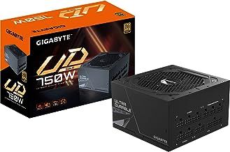 GIGABYTE UD750GM Power Supply Unit - 750W, 80 PLUS Gold Certified, Japanese Capacitors, Fully Modular, ATX 3.0, UK Plug