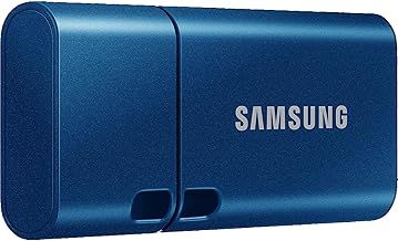 Samsung USB Flash Drive, USB-C 512GB, 400MB/s Sequential Reading, USB 3.2 Gen 1, Compatible with PC, Laptops, Tablets and Smartphones, Blue
