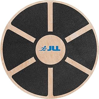 JLL® Wooden Balance Board, ANTI SLIP SURFACE, Exercise Fitness Workout Rehabilitation Training Exercise Wobble Board