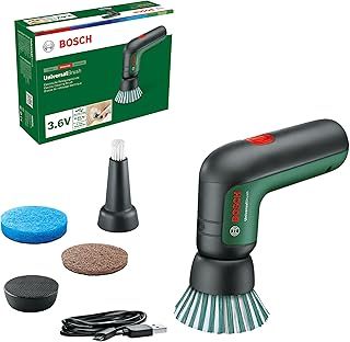 Bosch Electric Cleaning Brush UniversalBrush (3.6 Ah Integrated Battery, 1 Micro USB Charger and 4 Cleaning attachments Included, in Carton Packaging)
