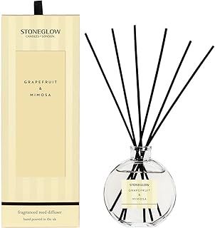 Stoneglow Modern Classics Collection - Grapefruit & Mimosa 120ml Reed Diffuser - (Yellow)