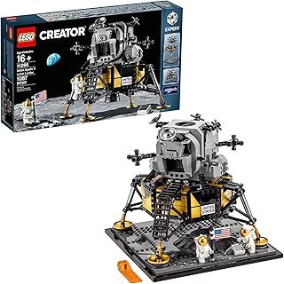 LEGO 10266 Creator Expert NASA Apollo 11 Lunar Lander Model Building Kit with Astronaut Minifigures, Collectible Home Décor Gift Idea